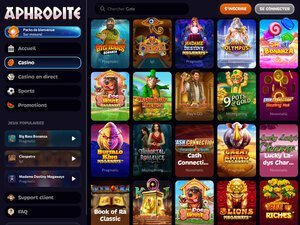 Découvrez les Slots et les Bonus de l'Aphrodite Casino en Ligne en France